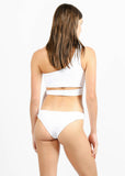 Akina Bottom - Eco Ribbed White