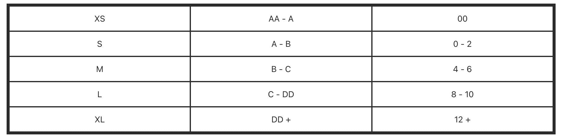 Size Guide